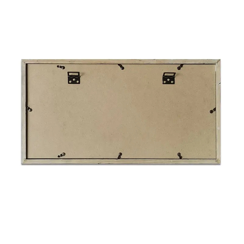 10x20in High Definition Glass Wooden Modern Photo Frame For Wall Mounting