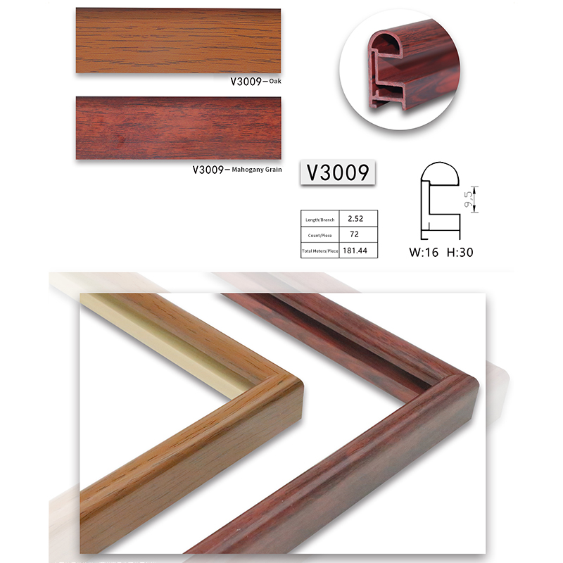 3009 Series PVC Picture Frame Moulding